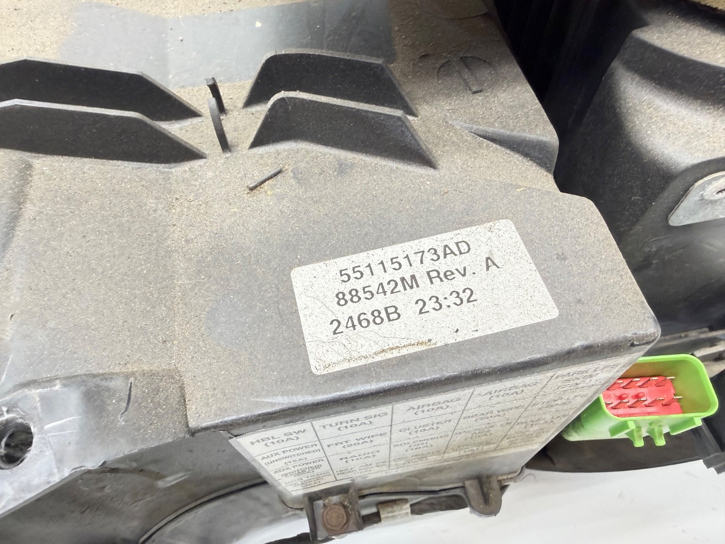 NON AC Jeep TJ Wrangler 99-01 HVAC Heater Core Housing Box 55115173AD Blower