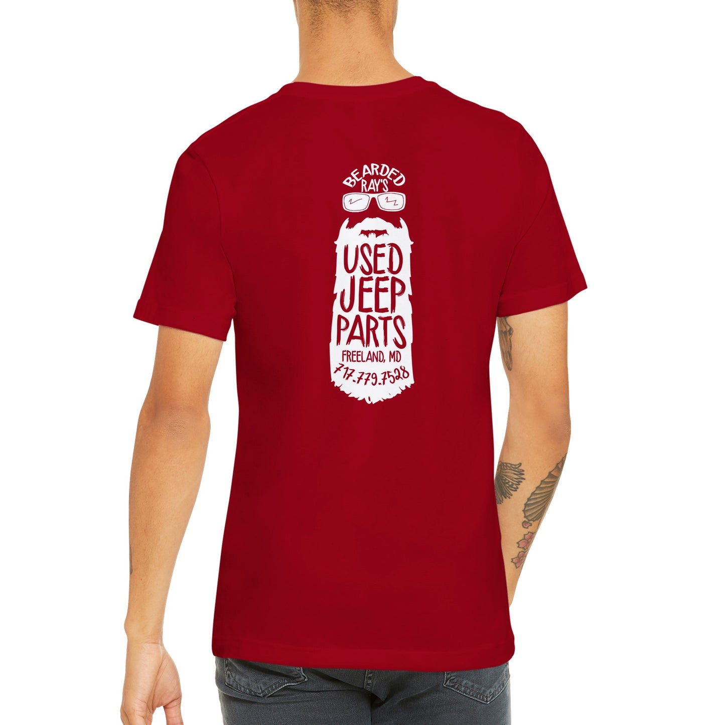 Front and Rear Big Beard Logo T-shirt