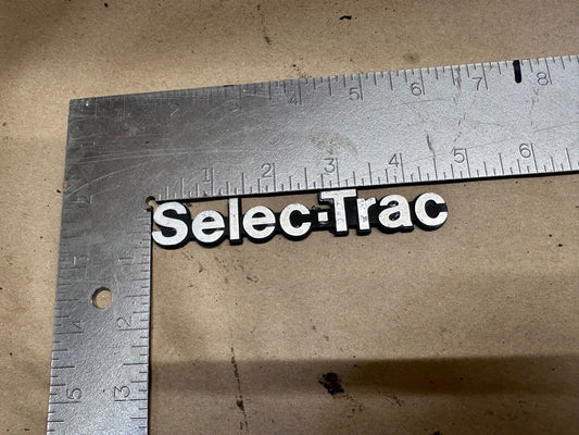 84-01 Jeep Wagoneer Cherokee XJ Selec-Trac Metal Emblem Badge Select Track OEM