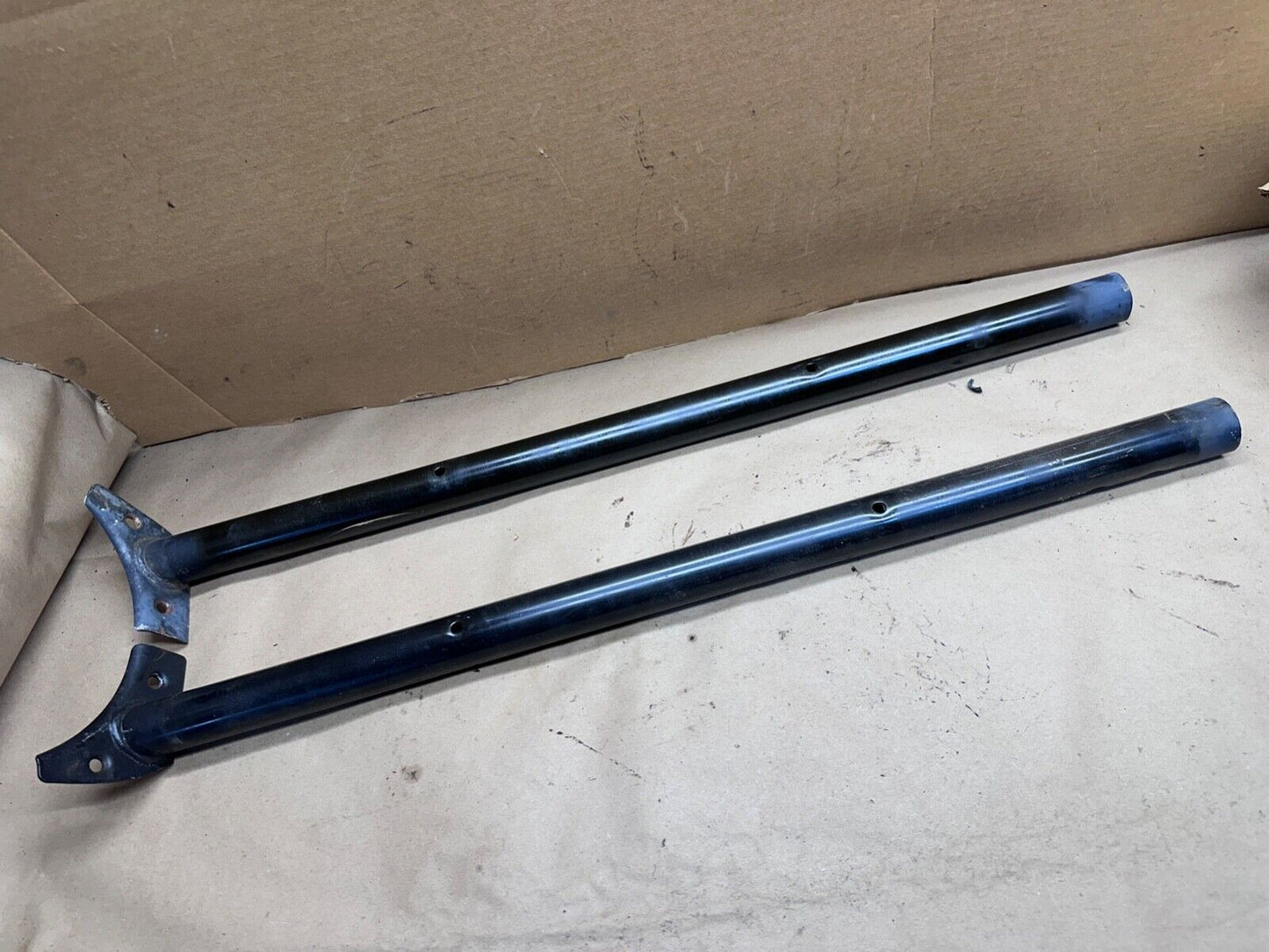 87-95 Jeep Wrangler YJ Roll Bar Extension Extensions Pair Front ROLLBAR OEM Tube