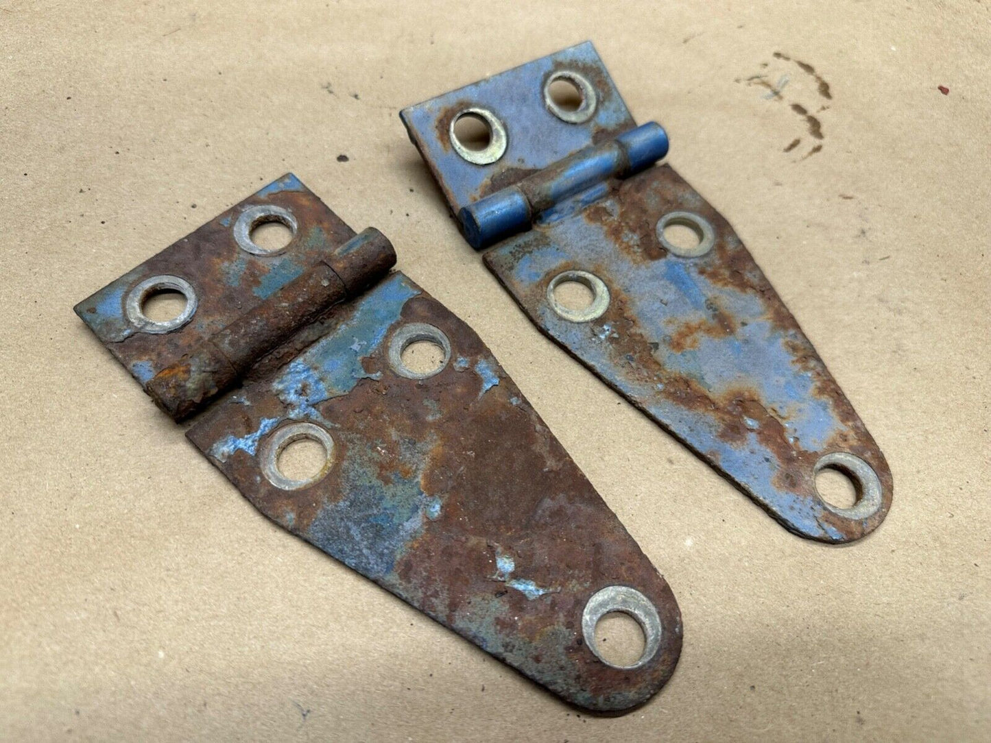 76-95 Jeep Wrangler YJ CJ Hood Hinges Hinge Set Patina FREE SHIPPING OEM