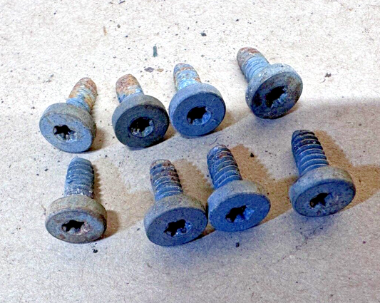 76-95 Jeep Wrangler YJ CJ Sunvisor Sun Visor Bolt Bolts Set Factory OEM SCREWS