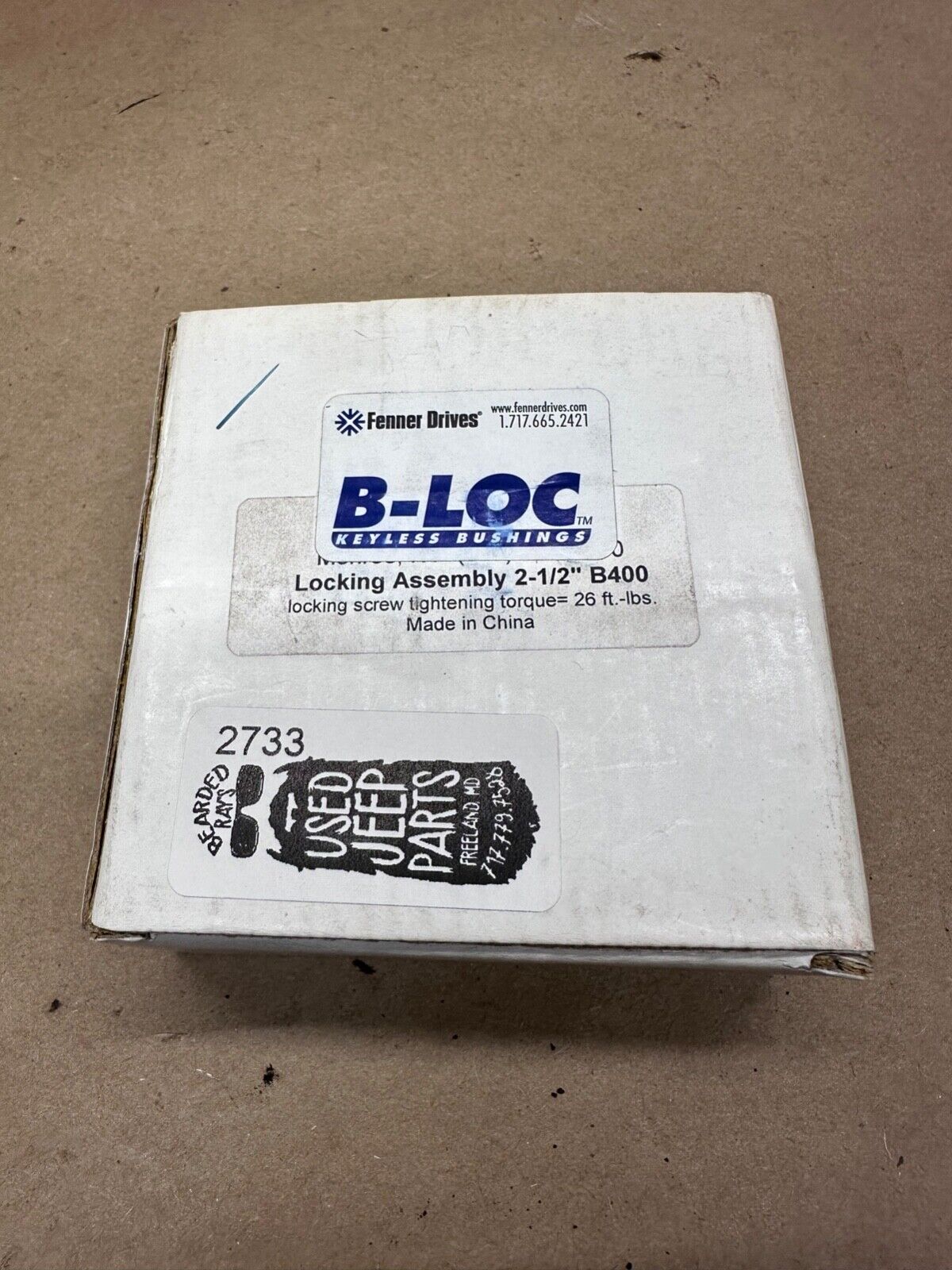 B-LOC by Fenner Drives B402208 Keyless Bushings - 2.50 in ID  0.9450 in 2 1/2"