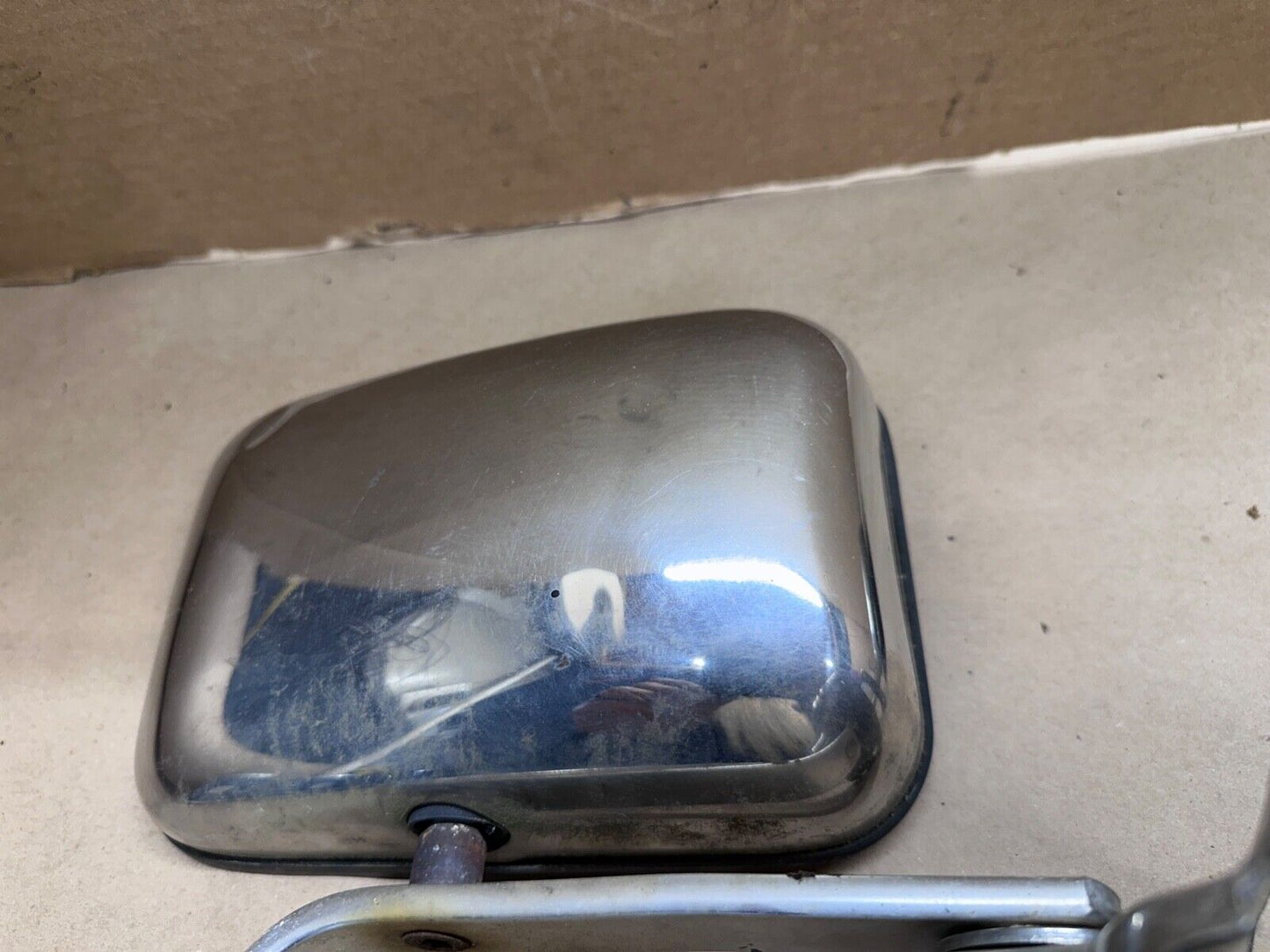 83-88 Ford Ranger Bronco II OEM Swing Lock Side View Mirrors PAIR Factory Chrome