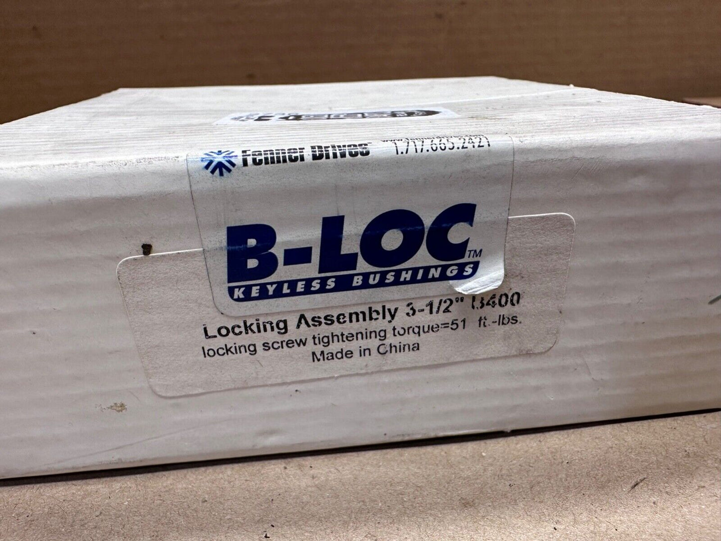 B402308 FENNER DRIVE B-LOC B400 Series 3-1/2” Keyless Bushing 3.5" inch