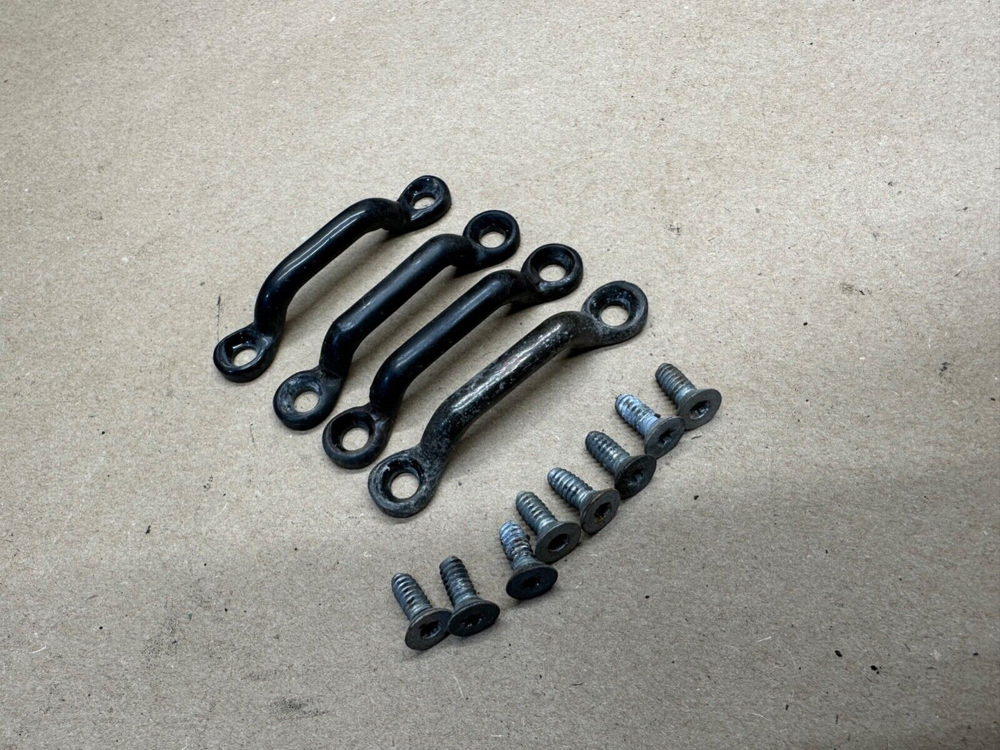 87-95 Jeep Wrangler YJ Interior Floor Footman Loops Hardware Hold Down Torx OEM