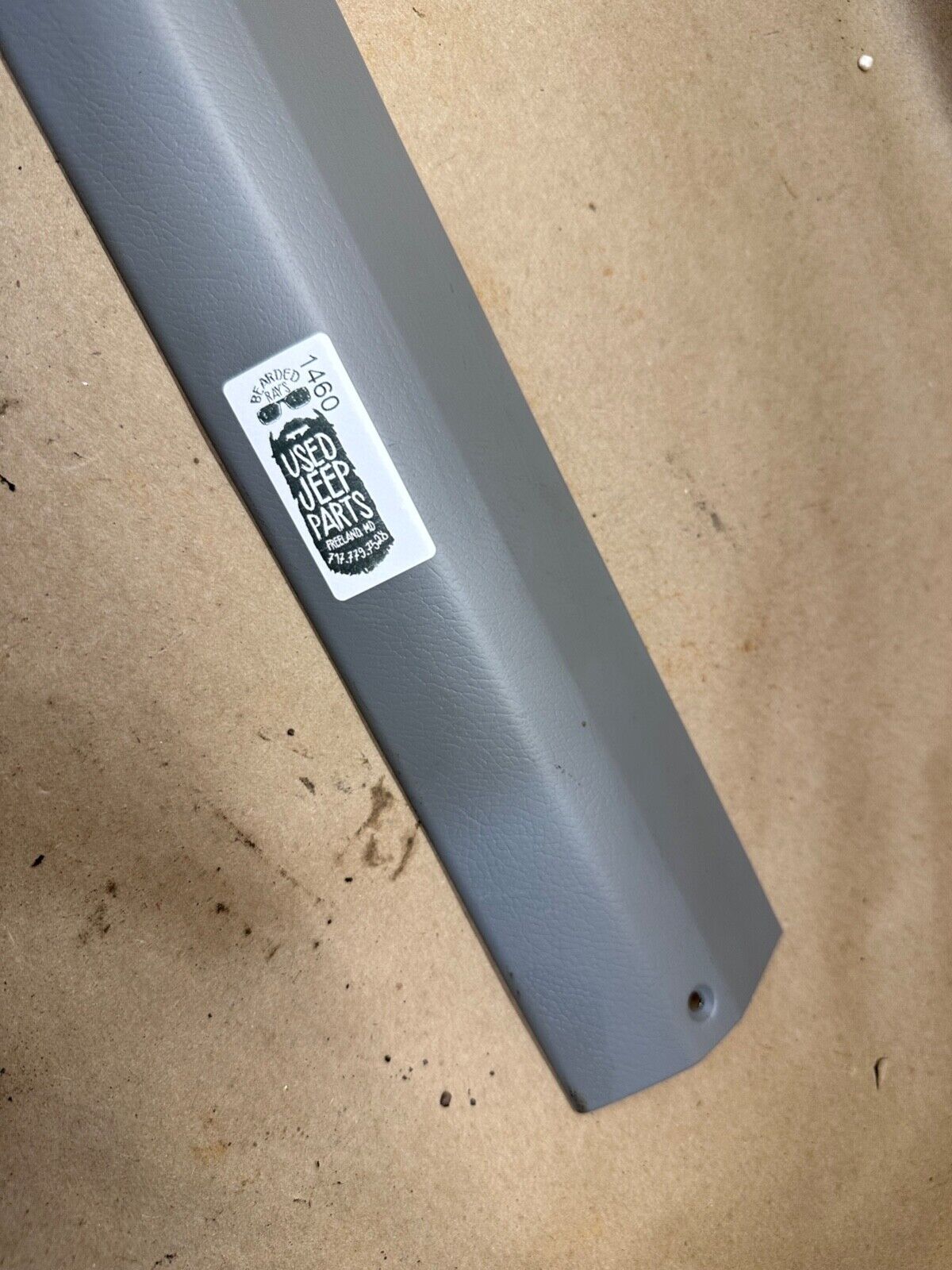 84-96 Jeep Cherokee XJ Interior Headliner Rear Upper Trim Passenger Back 2 Door