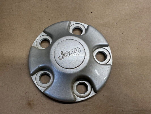 07-13 JEEP WRANGLER JK Wheel Center Hub Cap 1AH90TRMAC Factory OEM Steel Rim